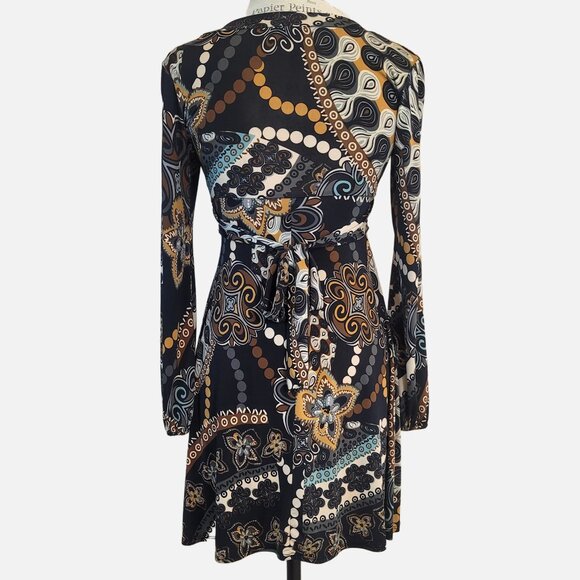 Charlotte Russe Multi-Colored Pattern Midi Dress - S - Picture 2 of 11